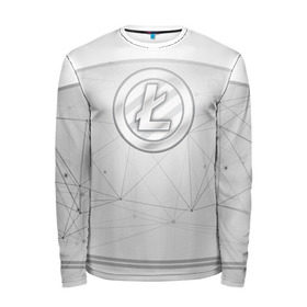 Мужской лонгслив 3D с принтом Litecoin - Лайткоин (LTC) в городе Новоалтайск, 100% полиэстер | длинные рукава, круглый вырез горловины, полуприлегающий силуэт | asic | litecoin | ltc | асик | будущее | валюта | деньги | крипта | крипто | криптовалюта | лайткоин | майнер | майнинг | ферма | цифровая