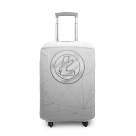 Чехол для чемодана 3D с принтом Litecoin - Лайткоин (LTC) в городе Новоалтайск, 86% полиэфир, 14% спандекс | двустороннее нанесение принта, прорези для ручек и колес | asic | litecoin | ltc | асик | будущее | валюта | деньги | крипта | крипто | криптовалюта | лайткоин | майнер | майнинг | ферма | цифровая