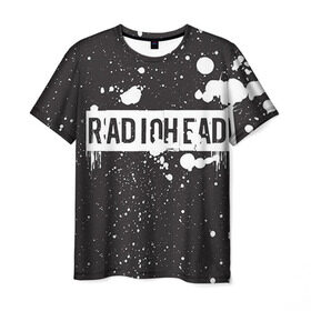 Мужская футболка 3D с принтом Radiohead 6 в городе Новоалтайск, 100% полиэфир | прямой крой, круглый вырез горловины, длина до линии бедер | radiohead | радиохэд | том йорк