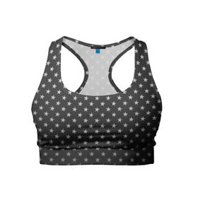 Женский спортивный топ 3D с принтом Black Milk Stars Black в городе Новоалтайск, 82% полиэстер, 18% спандекс Ткань безопасна для здоровья, позволяет коже дышать, не мнется и не растягивается |  | black | black milk | club | party | pattern | star | stars | вечеринка | геометрия | дизайн | звезда | звездная | звёзды | клуб | мода | путешествие | текстура | узор | чёрная