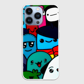 Чехол для iPhone 13 Pro с принтом Монстрбомбинг в городе Новоалтайск,  |  | 3d | bombing | sticker | животные | милые | монстры | прикольные | стикербомбинг