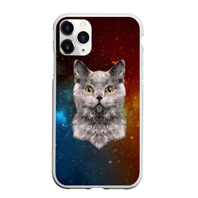 Чехол для iPhone 11 Pro матовый с принтом Кот в космосе! в городе Новоалтайск, Силикон |  | 3d | cat | арт | взгляд | вселенная | звезды | земля | космос | кот | кот хипстер | котёнок | котятки | котятушки | кошечки | кошка | мордочка | плеяды | пространство | созвездие