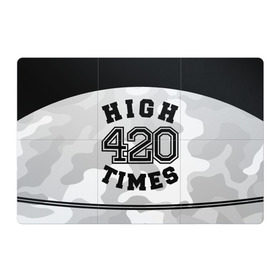 Магнитный плакат 3Х2 с принтом High Times 420 Camo в городе Новоалтайск, Полимерный материал с магнитным слоем | 6 деталей размером 9*9 см | camouflage | камо | камуфляж