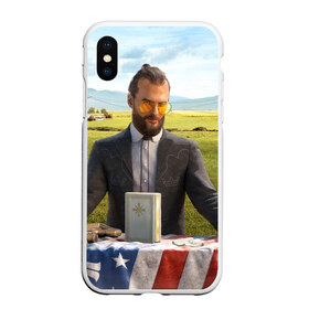 Чехол для iPhone XS Max матовый с принтом Far Cry 5 в городе Новоалтайск, Силикон | Область печати: задняя сторона чехла, без боковых панелей | far cry | far cry 5 | фар край