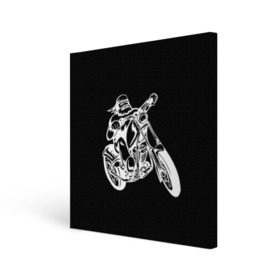 Холст квадратный с принтом Байкер в городе Новоалтайск, 100% ПВХ |  | biker | black and white | man | motorcycle | motorcyclist | silhouette | stencil | байкер | мотоцикл | мотоциклист | мужчина | силуэт | трафарет | черно белый