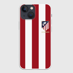 Чехол для iPhone 13 mini с принтом Атлетико Мадрид в городе Новоалтайск,  |  | atletico madrid | club | emblem | form | logo | soccer | spanish | атлетико мадрид | испанский | клуб | логотип | форма | футбольный | эмблема