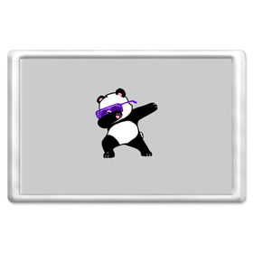 Магнит 45*70 с принтом Panda в городе Новоалтайск, Пластик | Размер: 78*52 мм; Размер печати: 70*45 | panda dab | животные | панда
