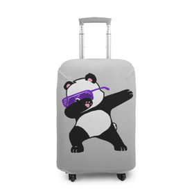 Чехол для чемодана 3D с принтом Panda в городе Новоалтайск, 86% полиэфир, 14% спандекс | двустороннее нанесение принта, прорези для ручек и колес | panda dab | животные | панда