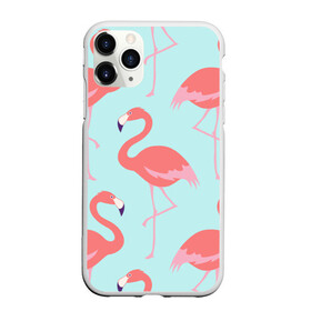 Чехол для iPhone 11 Pro Max матовый с принтом Flamingos pattern в городе Новоалтайск, Силикон |  | animals | beautiful | bird | birds | birdy | blue | color | flamingo | nature | wild | белое | голубое | животные | красивое | красота | милое | природа | птица | птицы | птичка | птички | синее | фламинго | цвет | яркое