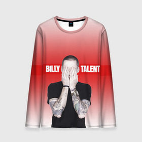 Мужской лонгслив 3D с принтом BILLY TALENT в городе Новоалтайск, 100% полиэстер | длинные рукава, круглый вырез горловины, полуприлегающий силуэт | Тематика изображения на принте: aaron solowoniuk | afraid of heights | benjamin kowalewicz | billy talent | dead silence | ian michael d’sa | jonathan eric gallant | pezz | аарон соловонюк | альтернативный рок | бенджамин ковалевич | джонатан гэллант | иэн ди’сэй | канада | панк рок