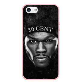 Чехол для iPhone 5/5S матовый с принтом 50 cent в городе Новоалтайск, Силикон | Область печати: задняя сторона чехла, без боковых панелей | 50 cent | 50 центов | rap | гангста рэп | кертис джексон | пятьдесят центов | рэп | фифти сент | хип хоп