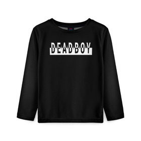 Детский лонгслив 3D с принтом DeadBoy в городе Новоалтайск, 100% полиэстер | длинные рукава, круглый вырез горловины, полуприлегающий силуэт
 | bones | dead boy | deadboy | th@ kid | элмо кеннеди оконнор