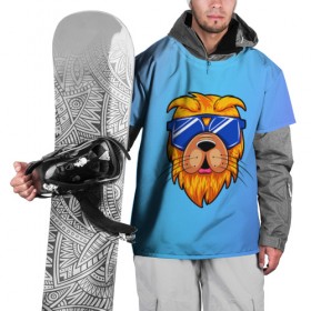 Накидка на куртку 3D с принтом Dog hipster в городе Новоалтайск, 100% полиэстер |  | animal | beast | brand | brute | dog | pet | голова животного | животные | лето | очки | собака | хипстер | шерсть