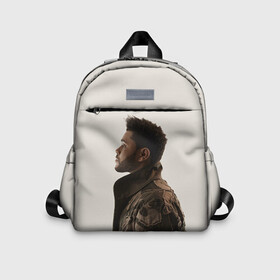 Детский рюкзак 3D с принтом The Weeknd в городе Новоалтайск, 100% полиэстер | лямки с регулируемой длиной, сверху петелька, чтобы рюкзак можно было повесить на вешалку. Основное отделение закрывается на молнию, как и внешний карман. Внутри дополнительный карман. По бокам два дополнительных кармашка | the weeknd | викенд | тесфайе | уикенд