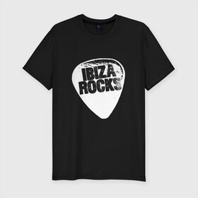Мужская футболка премиум с принтом Ibiza Rocks Black & White в городе Новоалтайск, 92% хлопок, 8% лайкра | приталенный силуэт, круглый вырез ворота, длина до линии бедра, короткий рукав | dj | ibiza | pink | rocks | вечеринка | гламур | диджей | дизайн | ибица | клуб | мода | остров | отпуск | пафос | путешествие | рок | стиль