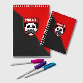 Блокнот с принтом PandafxTM в городе Новоалтайск, 100% бумага | 48 листов, плотность листов — 60 г/м2, плотность картонной обложки — 250 г/м2. Листы скреплены удобной пружинной спиралью. Цвет линий — светло-серый
 | 7f united | fifa | pandafx | панда