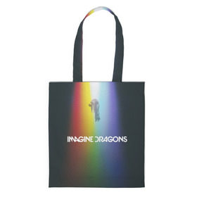 Сумка 3D повседневная с принтом Imagine Dragons в городе Новоалтайск, 100% полиэстер | Плотность: 200 г/м2; Размер: 34×35 см; Высота лямок: 30 см | demons | evolve | mirrors | radioactive | драконы | космос | музыка | нло | ночь | поп | радуга | рок | свет