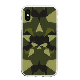 Чехол для iPhone XS Max матовый с принтом Геометричный Камуфляж Череп в городе Новоалтайск, Силикон | Область печати: задняя сторона чехла, без боковых панелей | camo | design | geometry | green | skull | star | street | urban | вечеринка | геометрия | дизайн | звезда | камо | камуфляж | клуб | мода | пафос | стиль | треугольники | улица | урбан | хаки | череп