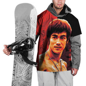 Накидка на куртку 3D с принтом Брюс Ли в городе Новоалтайск, 100% полиэстер |  | bruce lee | dragon | брюс | гонконг | дракон | китай | кунг фу | легенда | ли