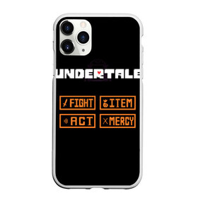Чехол для iPhone 11 Pro матовый с принтом Undertale в городе Новоалтайск, Силикон |  | undertale