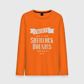 Мужской лонгслив хлопок с принтом Sherlock Holmes в городе Новоалтайск, 100% хлопок |  | 221b | believe | detective | holmes | london england | sherlock | англия | бенедикт | ватсон | верю | детектив | доктор | камбербэтч | лондон | мориарти | сериал | холмс | шерлок