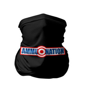 Бандана-труба 3D с принтом AMMU-NATION в городе Новоалтайск, 100% полиэстер, ткань с особыми свойствами — Activecool | плотность 150‒180 г/м2; хорошо тянется, но сохраняет форму | ammunation | auto | dead | grand | gta | gta5 | red | redemption | theft | гта