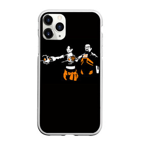 Чехол для iPhone 11 Pro матовый с принтом Half-Portal в городе Новоалтайск, Силикон |  | cs | freeman | gordon | half life | halflife | hl | portal | гордон | портал | фримен | халва | халф лайв | халф лайф | халфлайв | халфлайф | халява | хафлайв | хафлайф | чел