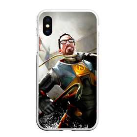Чехол для iPhone XS Max матовый с принтом Half-Life в городе Новоалтайск, Силикон | Область печати: задняя сторона чехла, без боковых панелей | freeman | gordon | half | halflife | hl | life | гордон | лайф | фримен | халва | халф | халфлайф | халява