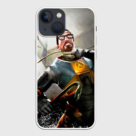 Чехол для iPhone 13 mini с принтом Half Life в городе Новоалтайск,  |  | freeman | gordon | half | halflife | hl | life | гордон | лайф | фримен | халва | халф | халфлайф | халява