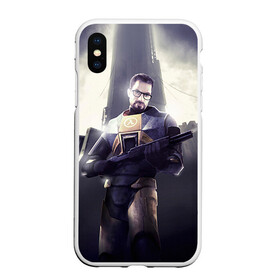 Чехол для iPhone XS Max матовый с принтом Half-Life в городе Новоалтайск, Силикон | Область печати: задняя сторона чехла, без боковых панелей | freeman | gordon | half | halflife | hl | life | гордон | лайф | фримен | халва | халф | халфлайф | халява