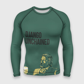 Мужской рашгард 3D с принтом Доктор Шульц в городе Новоалтайск,  |  | django | dr. king schultz | unchained | вальц | джанго | квентин | кристоф | освобожденный | тарантино
