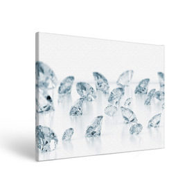 Холст прямоугольный с принтом Brilliant в городе Новоалтайск, 100% ПВХ |  | beautiful | blue | bright | color | diamond | diamonds | mineral | minerals | original | stone | white | белое | белыйstones | богатство | бриллианты | голубое | камень | камни | красивое | красота | цвет