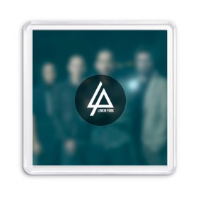 Магнит 55*55 с принтом Для любителя Linkin Park в городе Новоалтайск, Пластик | Размер: 65*65 мм; Размер печати: 55*55 мм | linkin park | беннингтон | линкин парк | логотип | майк | рок | честер | честор | шинода