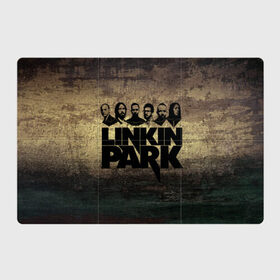 Магнитный плакат 3Х2 с принтом Linkin Park Band в городе Новоалтайск, Полимерный материал с магнитным слоем | 6 деталей размером 9*9 см | chester bennington | linkin park | беннингтон | линкин паркб честер | майк | шинода