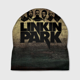 Шапка 3D с принтом Linkin Park Band в городе Новоалтайск, 100% полиэстер | универсальный размер, печать по всей поверхности изделия | chester bennington | linkin park | беннингтон | линкин паркб честер | майк | шинода