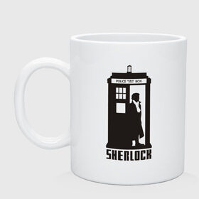 Кружка с принтом Sherlock Tardis в городе Новоалтайск, керамика | объем — 330 мл, диаметр — 80 мм. Принт наносится на бока кружки, можно сделать два разных изображения | Тематика изображения на принте: 221b | detective | doctor who | holmes | london | sherlock | англия | бенедикт | ватсон | детектив | доктор | доктор кто | камбербэтч | лондон | сериал | тардис | фантастика | холмс | шерлок
