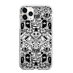 Чехол для iPhone 11 Pro Max матовый с принтом Tokyo Tattoo Sticker Bomb в городе Новоалтайск, Силикон |  | Тематика изображения на принте: casual | design | pattern | ray ban | skull | street | texture | urban | дизайн | индеец | мода | очки | повтор | принт | стикербомб | стикеры | тату | текстура | узор | улица | хулиган | череп | шляпа