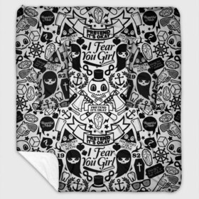 Плед с рукавами с принтом Tokyo Tattoo Sticker Bomb в городе Новоалтайск, 100% полиэстер | Закругленные углы, все края обработаны. Ткань не мнется и не растягивается. Размер 170*145 | casual | design | pattern | ray ban | skull | street | texture | urban | дизайн | индеец | мода | очки | повтор | принт | стикербомб | стикеры | тату | текстура | узор | улица | хулиган | череп | шляпа