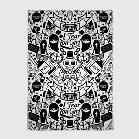 Постер с принтом Tokyo Tattoo Sticker Bomb в городе Новоалтайск, 100% бумага
 | бумага, плотность 150 мг. Матовая, но за счет высокого коэффициента гладкости имеет небольшой блеск и дает на свету блики, но в отличии от глянцевой бумаги не покрыта лаком | casual | design | pattern | ray ban | skull | street | texture | urban | дизайн | индеец | мода | очки | повтор | принт | стикербомб | стикеры | тату | текстура | узор | улица | хулиган | череп | шляпа
