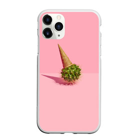 Чехол для iPhone 11 Pro матовый с принтом Ванильный Кактус в городе Новоалтайск, Силикон |  | Тематика изображения на принте: вафля | вкусняшка | еда | жара | иголки | кактусы | картина | лед | лето | мимими | мороженка | мороженое | необычный | пломбир | растение | рожок | розовый | сладкое | сюрреализм | тень | эскимо