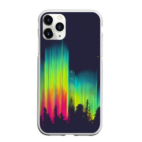 Чехол для iPhone 11 Pro Max матовый с принтом Северное сияние в городе Новоалтайск, Силикон |  | Тематика изображения на принте: бор | деревья | звездное | звезды | зеленый | кислота | кислотный | красный | лес | лучи | небо | ночь | природа | радужный | свет | север | тайга