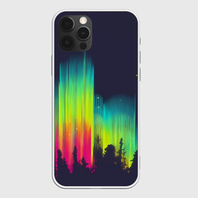 Чехол для iPhone 12 Pro Max с принтом Северное сияние в городе Новоалтайск, Силикон |  | Тематика изображения на принте: бор | деревья | звездное | звезды | зеленый | кислота | кислотный | красный | лес | лучи | небо | ночь | природа | радужный | свет | север | тайга