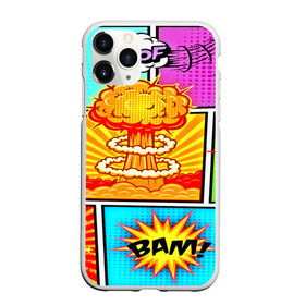 Чехол для iPhone 11 Pro Max матовый с принтом Pop Art в городе Новоалтайск, Силикон |  | Тематика изображения на принте: 3d | boom | арт | взрывы | надписи | поп арт