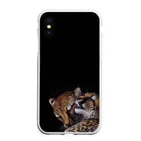Чехол для iPhone XS Max матовый с принтом Гепарды в городе Новоалтайск, Силикон | Область печати: задняя сторона чехла, без боковых панелей | арт | гепард | животные | кошка | нежность | пара