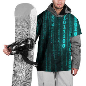 Накидка на куртку 3D с принтом Codes в городе Новоалтайск, 100% полиэстер |  | art | black | blue | color | dark | darkness | original | голубое | красивое | красота | синее | синий | темное | темный | цвет | чёрное | чёрный