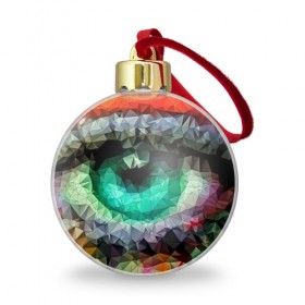 Ёлочный шар с принтом eyes swag в городе Новоалтайск, Пластик | Диаметр: 77 мм | 3d | abstraction | daylight | daylights | eyes | glimmers | lights | peepers | polygon | swag | triangle | абстракция | геометрия | глаза | гляделки | естественное освещение | рассвет