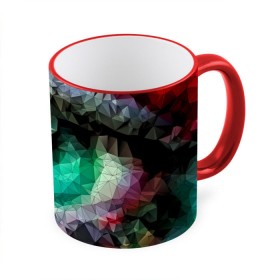Кружка 3D с принтом eyes swag в городе Новоалтайск, керамика | ёмкость 330 мл | 3d | abstraction | daylight | daylights | eyes | glimmers | lights | peepers | polygon | swag | triangle | абстракция | геометрия | глаза | гляделки | естественное освещение | рассвет