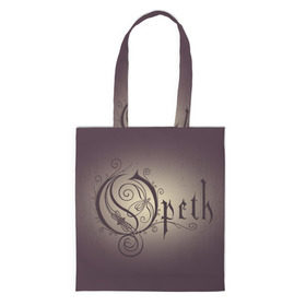 Сумка 3D повседневная с принтом Opeth logo в городе Новоалтайск, 100% полиэстер | Плотность: 200 г/м2; Размер: 34×35 см; Высота лямок: 30 см | death | logo | metal | music | opeth | группа | лого | метал
