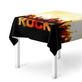 Скатерть 3D с принтом Rock концерт в городе Новоалтайск, 100% полиэстер (ткань не мнется и не растягивается) | Размер: 150*150 см | rock | в толпу | гитара | группа | дым | жанр | концерт | металл | музыка | надпись | панк | певец | песня | прыжок | рок | рок н рол | руки | стиль | хард | хой | я люблю рок