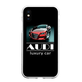Чехол для iPhone XS Max матовый с принтом AUDI luxury car в городе Новоалтайск, Силикон | Область печати: задняя сторона чехла, без боковых панелей | ауди | машина